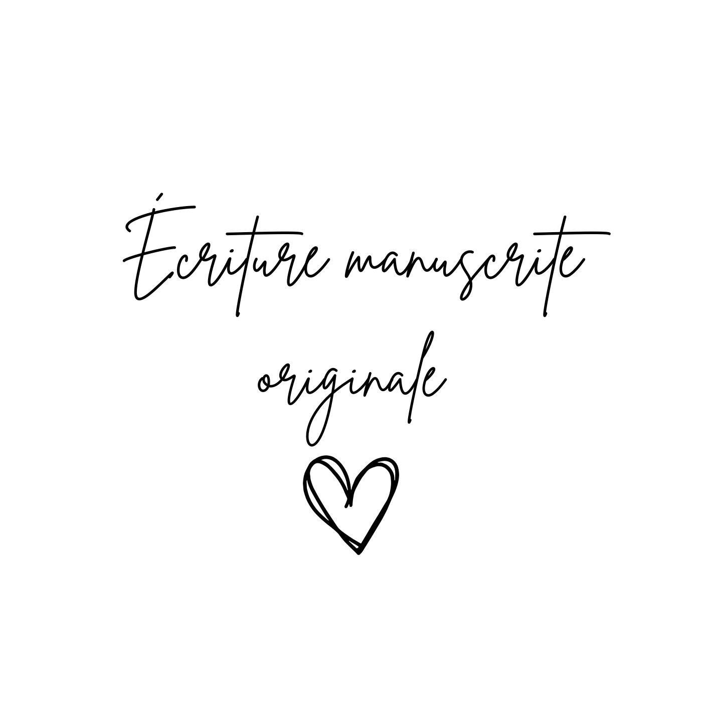 Photo de l’écriture manuscrite originale